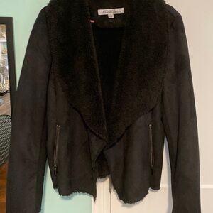 Pristine condition micro suede and Sherpa jacket